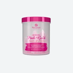 Pink Gold Mask Natureza 1kg – intensyvi plaukų priežiūra ir atkūrimas